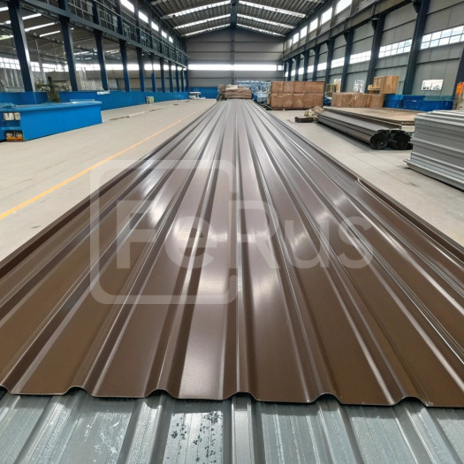 Профнастил С8 полиэстер (Zn100-180) 0,4х1150х800 мм, RAL 8019